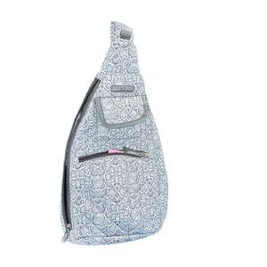 Simply Southern Gray Snake Print
Quilted Pocketed Sling Zip Up Bag
